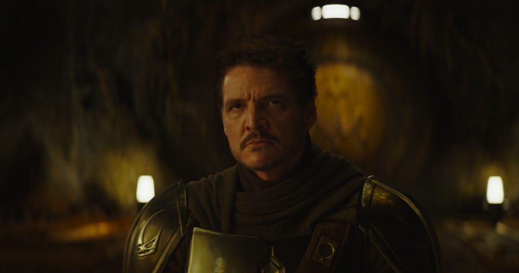 The Mandalorian and Grogu pedro pascal